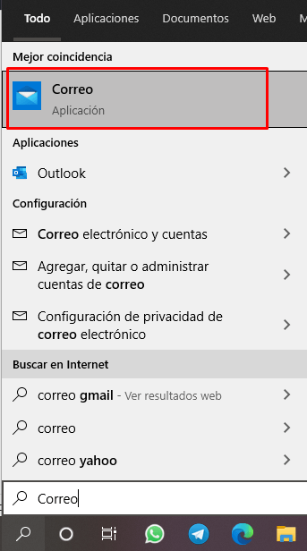 correo de windows