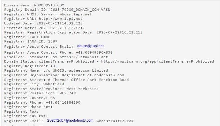 Privacidad de Whois